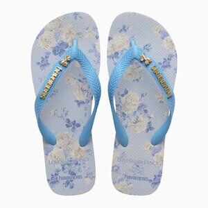 LoveShackFancy x Havaianas Women's Whisper Blue Top Flip Flops 7/8